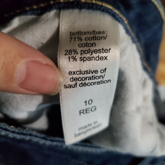 Maurices Jeans Womens 10 Blue Regular Fit Classic Stretch Denim Straight Leg - Picture 3 of 12